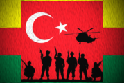 Turkisk invasion kuvar inte kurderna
